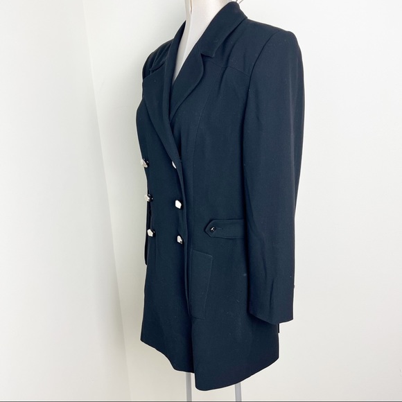 Vintage Alberto Makali Double Breasted Blazer Jacket Size 12 “Large” Wool - Picture 4 of 9